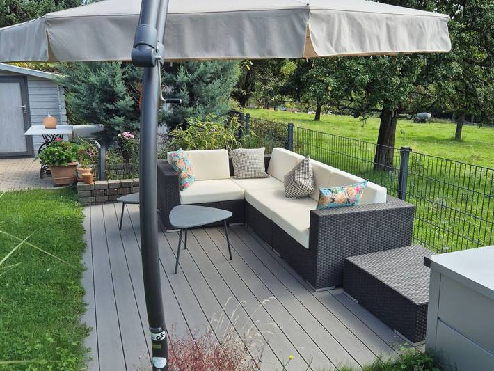 Ferienwohnung für 2 Personen, mit Garten und Ausblick sowie Terrasse, kinderfreundlich an der Bergstraße - 4