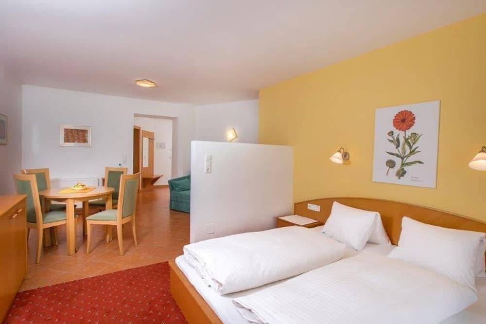 Apartment/Wohn-Schlafraum/Bad, Wc - Hotel garni Rösslhof in Hollersbach im Pinzgau, Pinzgau
