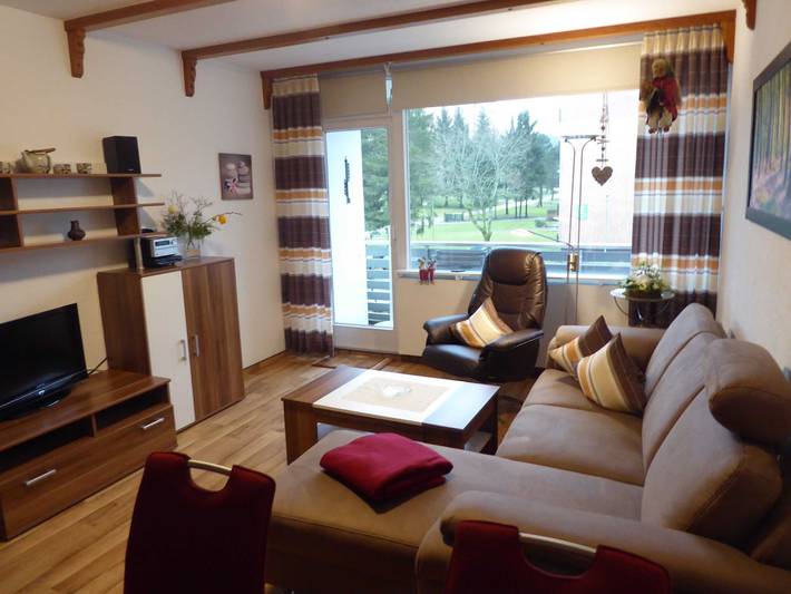 Hütte für 4 Personen, mit Balkon im Harz