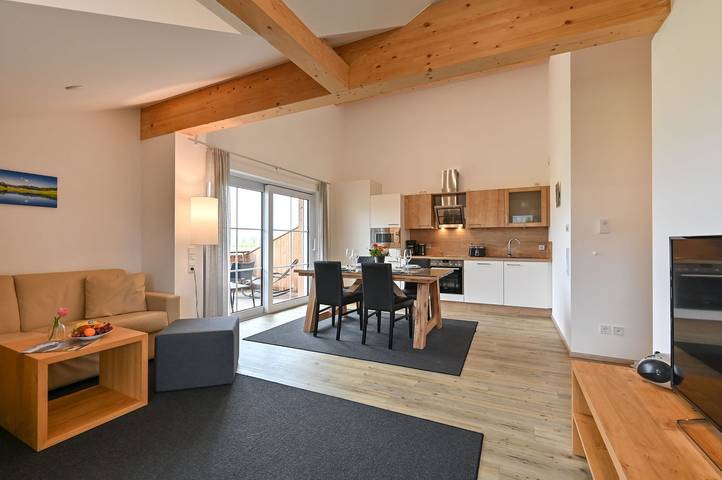 Ferienwohnung für 4 Personen, mit Ausblick und Sauna sowie Balkon im Ostallgäu - 4