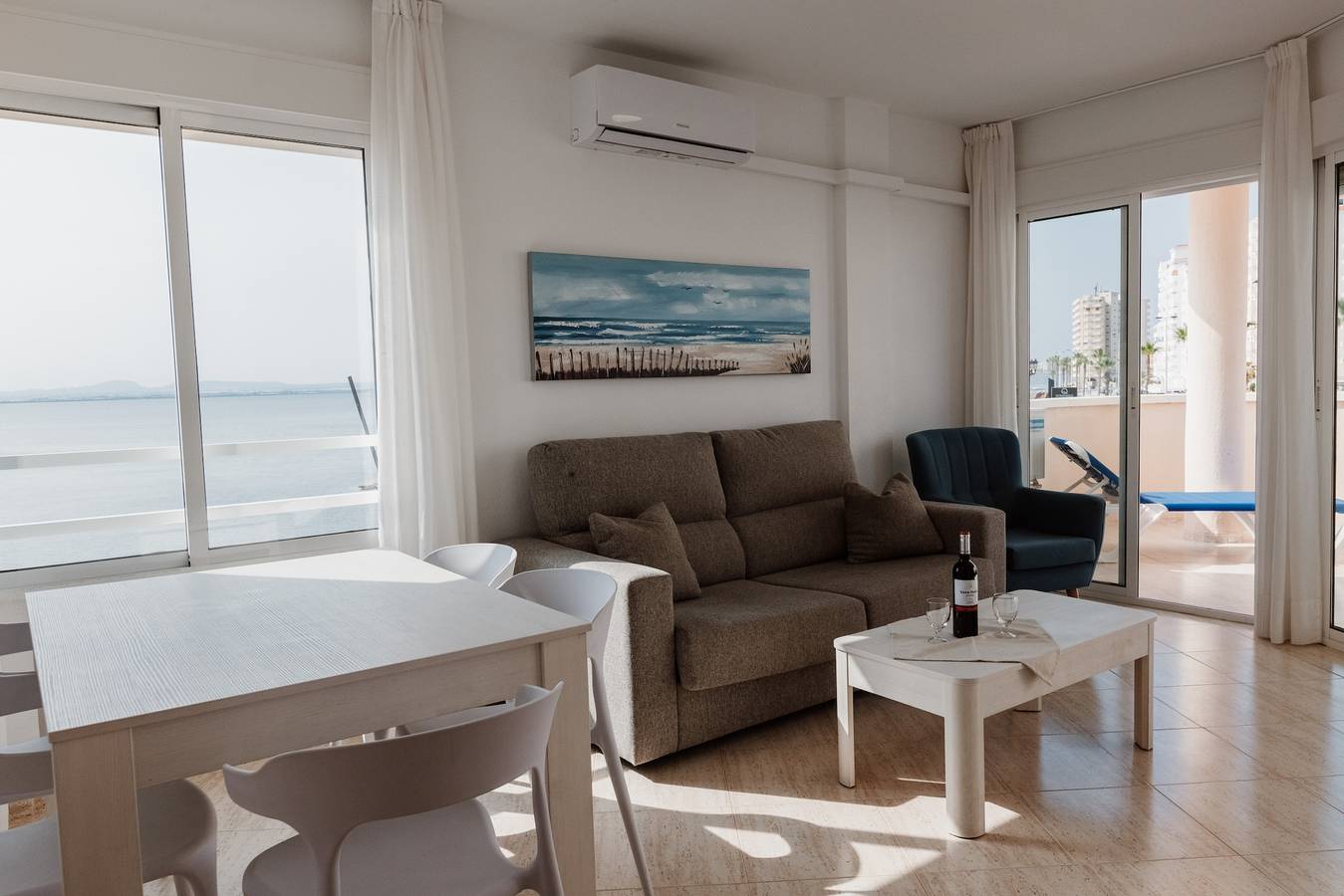 Geheel appartement, Vakantieappartement voor 5 personen met zwembad in Los Miradores del Puerto, San Javier