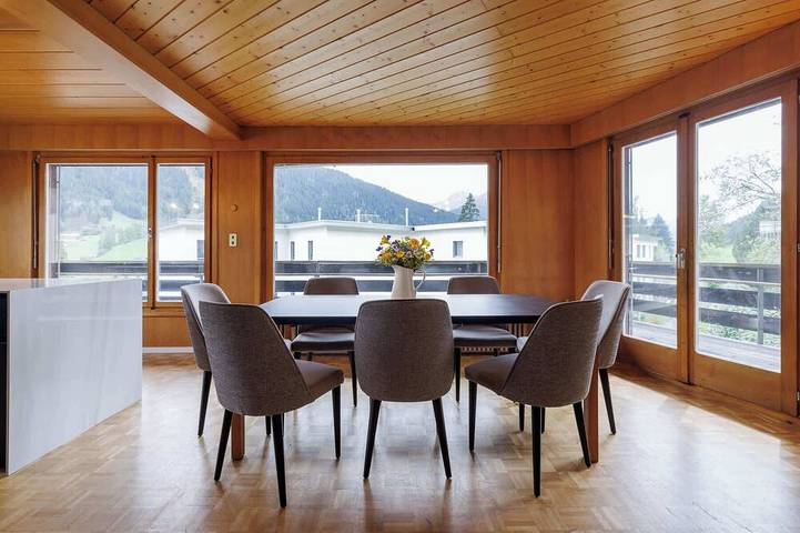 Ferienwohnung für 7 Personen, mit Balkon in Davos
