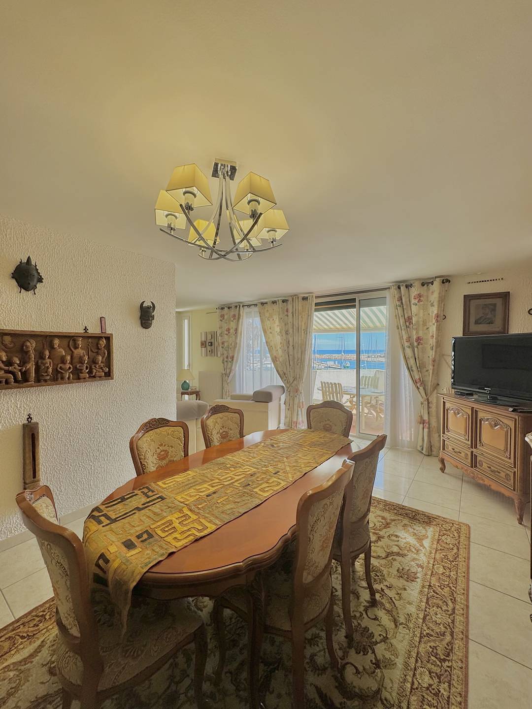 Appartement de vacances entier, Superbe appartement avec vue sur le port et la mer avec parking privé 4Rp221 in Le Barcarès, Côte d'Améthyste