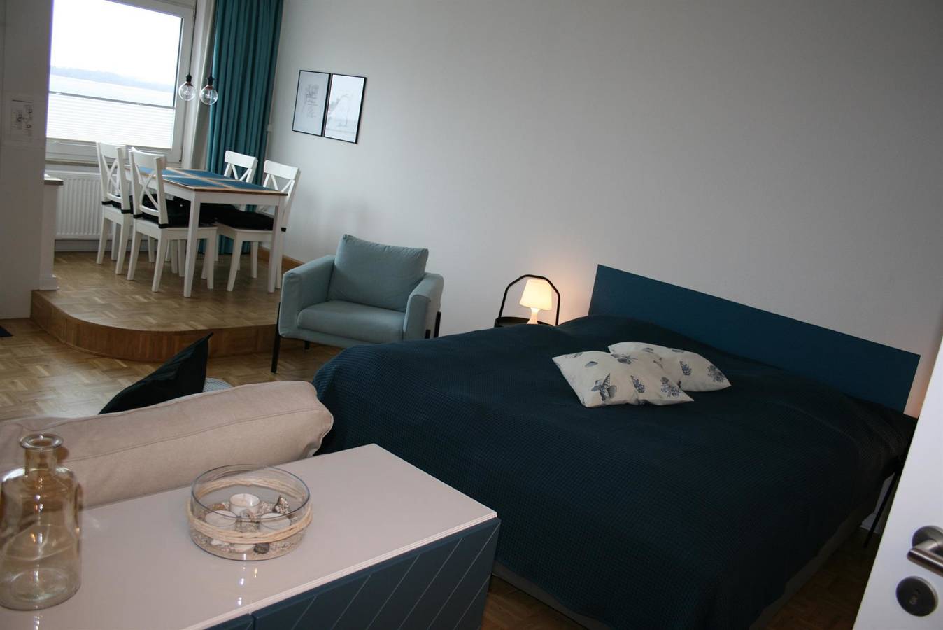 Ganze Ferienwohnung, Appartement/Wohn-Schlafraum/Bad, Wc in Ostseebad Travemünde, Lübecker Bucht