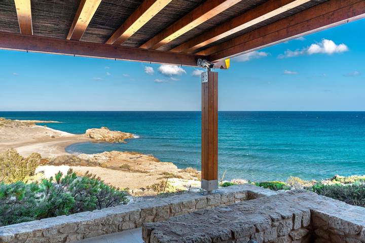 Ferienhaus für 3 Personen, mit Meerblick und Terrasse sowie Garten in Sitia Gemeinde