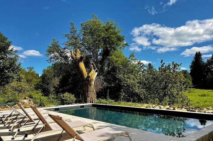 Maison de vacances pour 6 personnes, avec balcon et piscine