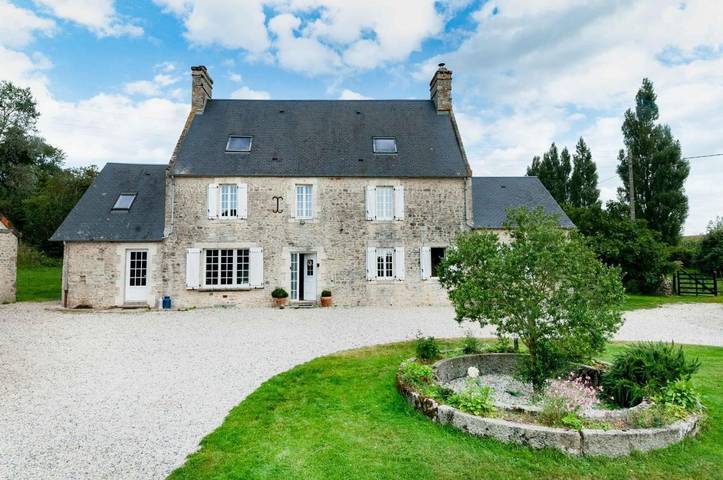 Location de vacances pour 10 personnes, avec jardin et vue à Isigny-sur-Mer