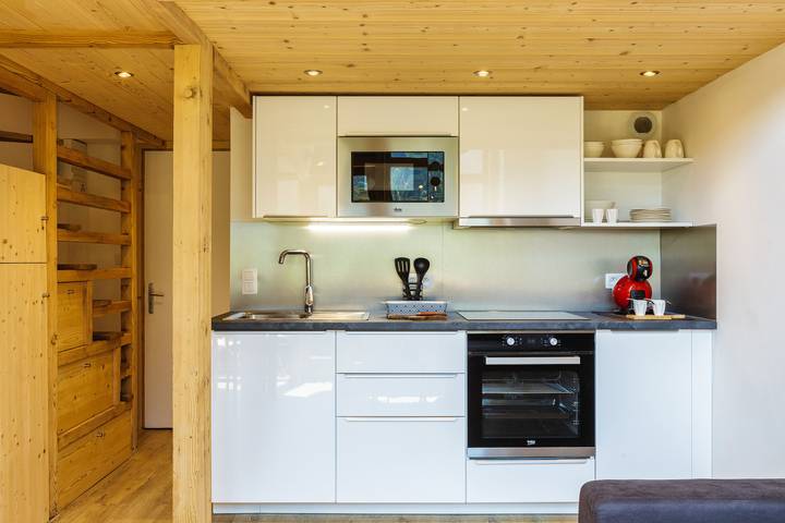 Appartamento intero, Grand Roc A217 150m from Slopes, Mont-Blanc View, Parking & Wifi in Argentière, Chamonix-Mont-Blanc