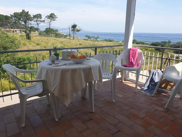 Ferienwohnung für 6 Personen, mit Balkon und Terrasse sowie Ausblick in el Port de la Selva