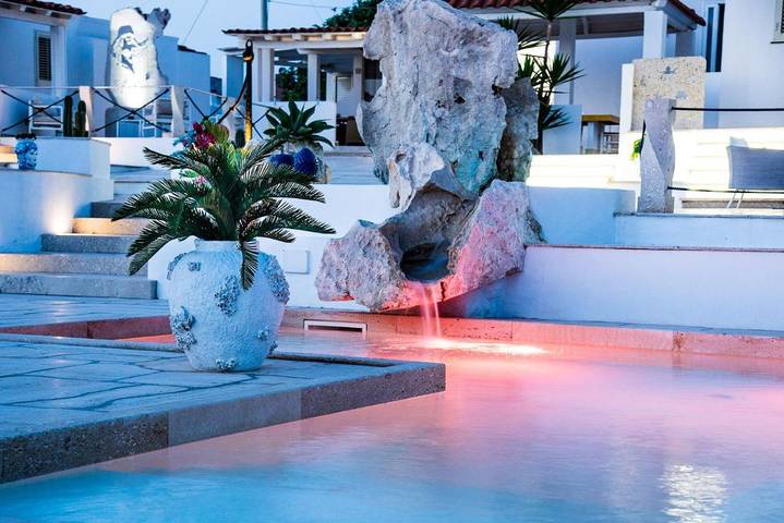 Vakantiewoning voor 3 personen, with zwembad and tuin as well as uitzicht op Lampedusa