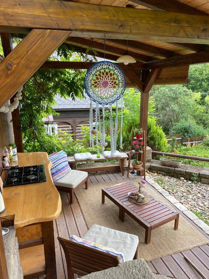 Dom dla 4 osób, z taras i widok oraz ogród w Czeska Szwajcaria