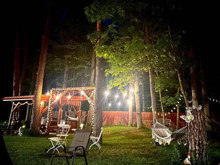 Obiekt b&b dla 4 osób, z Taras i Ogród oraz Widok na Mazury