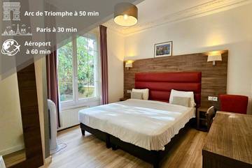Gîte pour 2 personnes, avec vue ainsi que jardin et terrasse, animaux acceptés à Épinay-sur-Seine
