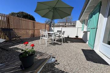 Maison de vacances pour 3 personnes, avec jardin et terrasse, animaux acceptés en Gironde