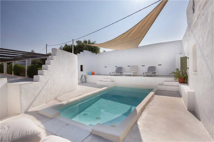 Villa pour 4 personnes, avec Vue sur l’océan ainsi que Balcon et Terrasse dans Paros