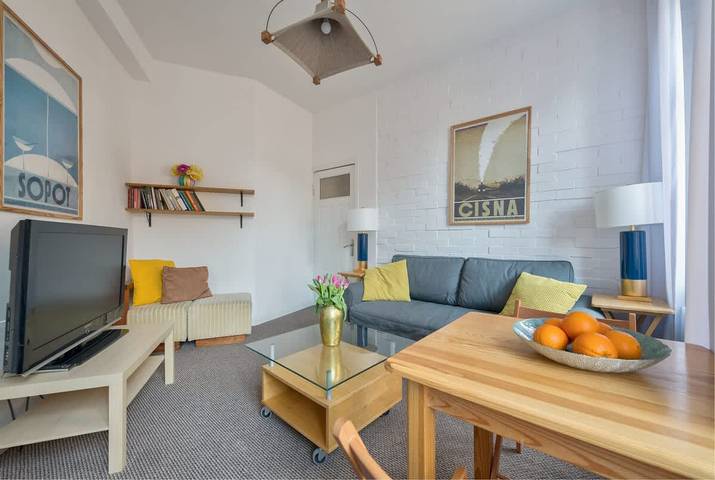 Cały apartament, Apartament wakacyjny dla 4 osób in Sopot, Zatoka Gdańska
