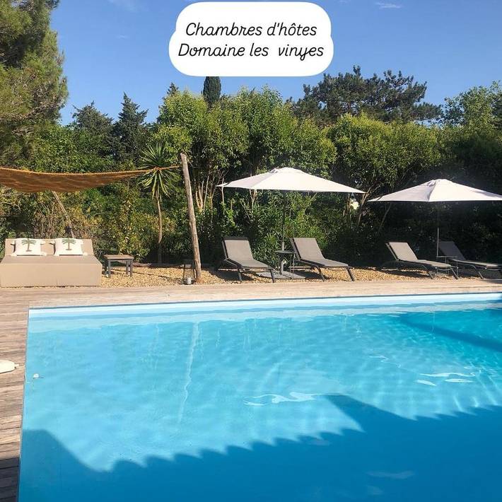 Chambre d’hôte pour 2 personnes, avec terrasse et piscine ainsi que jardin et vue à Canohès