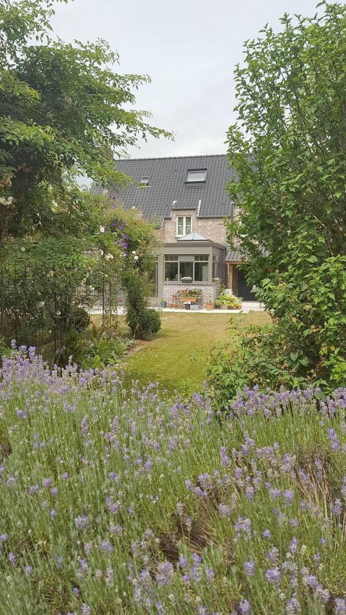 Chambre d’hôte pour 2 personnes, avec Terrasse ainsi que Jardin et Vue à Merelbeke
