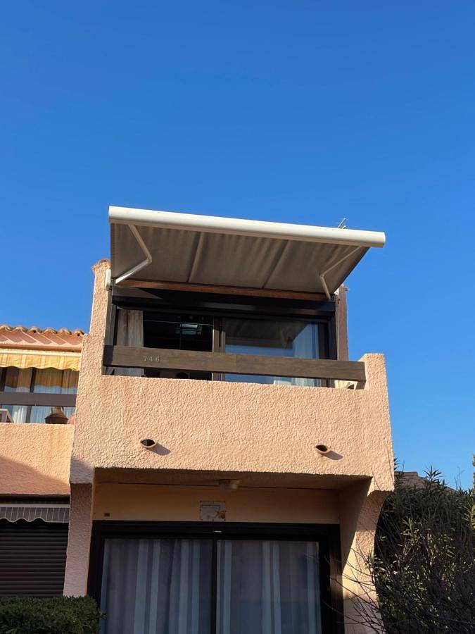 Location de vacances pour 4 personnes, avec piscine et balcon dans Leucate naturiste - 3