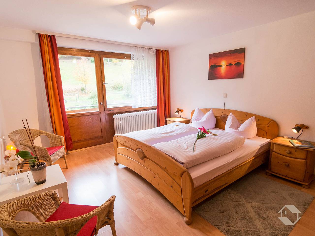 Ganze Wohnung, Ferienwohnung' mit gemeinsamer Terrasse, Balkon und Wi-Fi in Altensteig, Nordschwarzwald