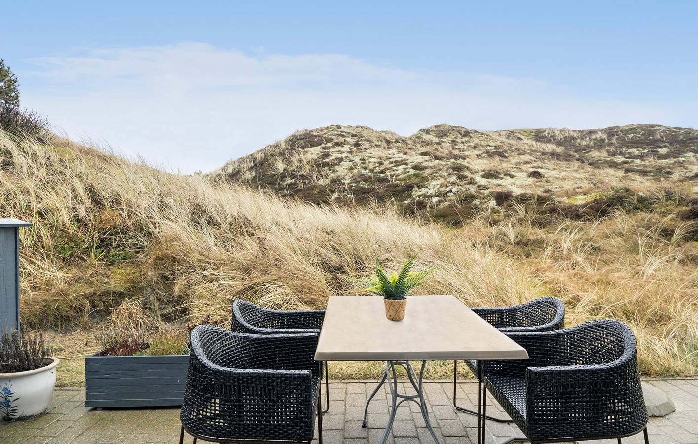 Ferienhaus für 4 Personen mit Terrasse in Skodbjerge, Hvide Sande