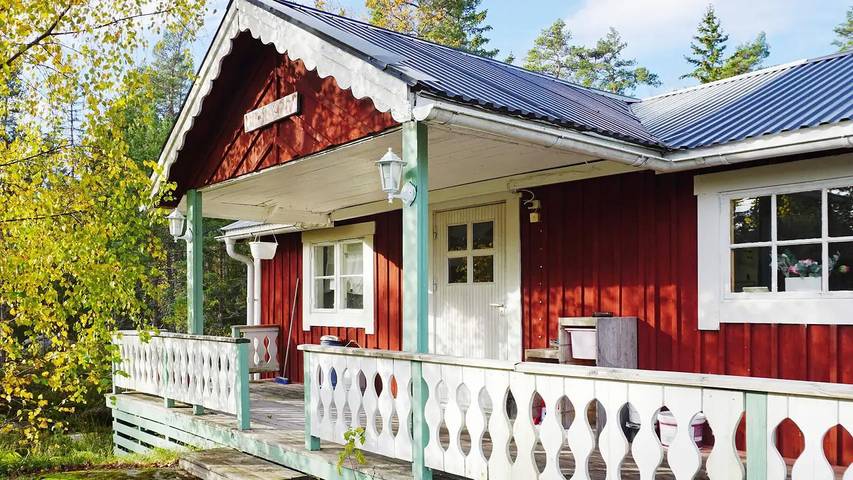 Ferienhaus für 5 Personen, mit Balkon und Pool