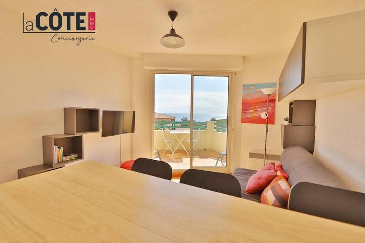 Appartement de vacances pour 4 personnes, avec balcon et piscine