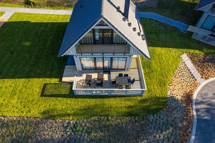 Ferienhaus für 4 Personen, mit Sauna und Ausblick sowie Garten, mit Haustier