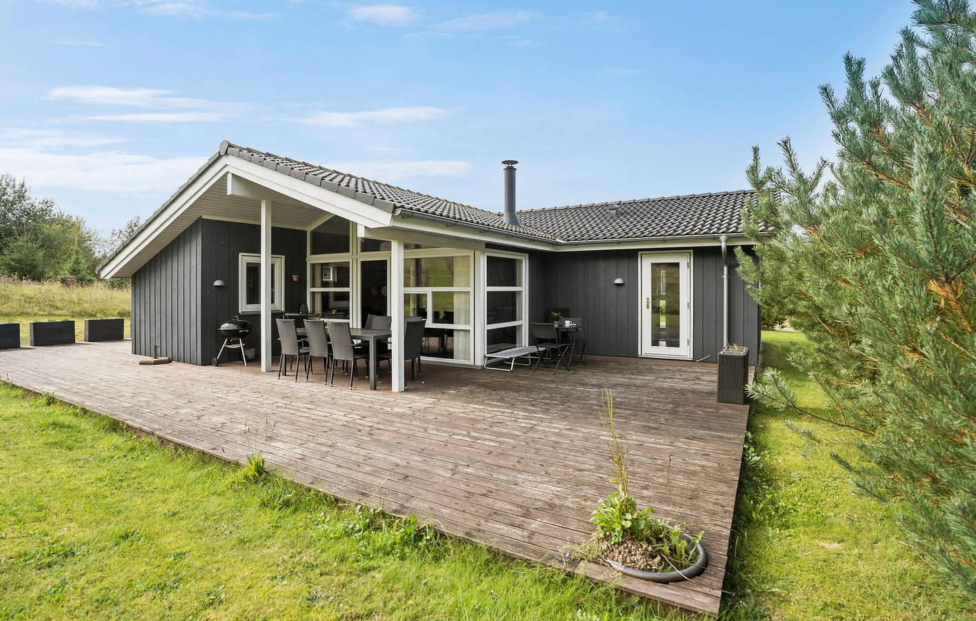 Ferienhaus für 8 Personen mit Sauna in Ikast-Brande