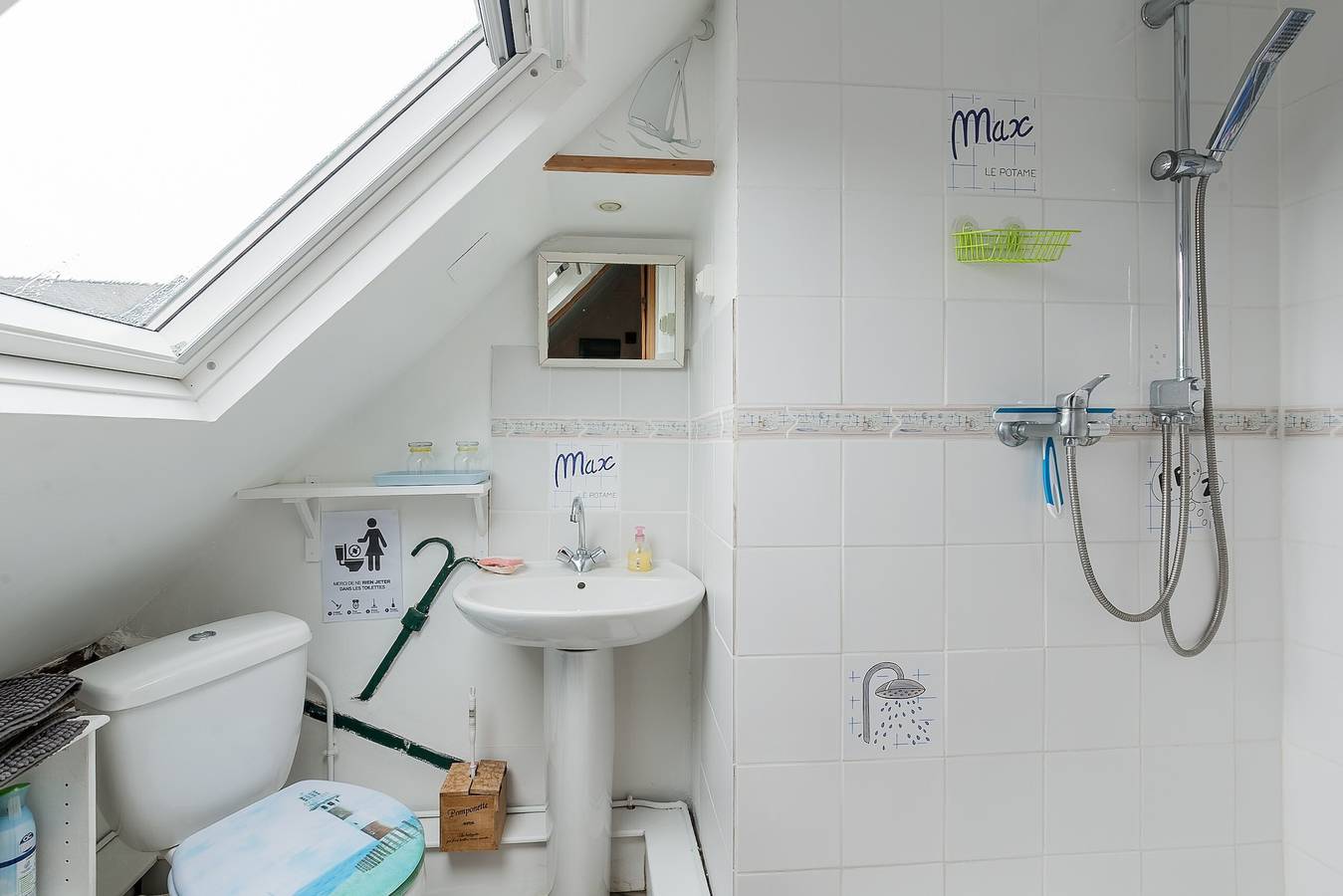 Gästezimmer „La Sirène“ mit Meerblick und Wlan in Saint-Valery-sur-Somme in Saint-Valery-sur-Somme, Abbeville und Umgebung