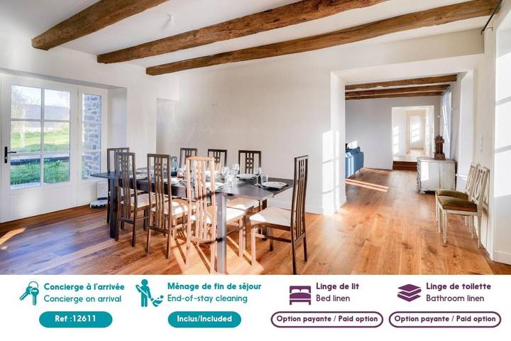 Location de vacances pour 12 personnes, avec piscine et jardin à Tréméreuc - 3