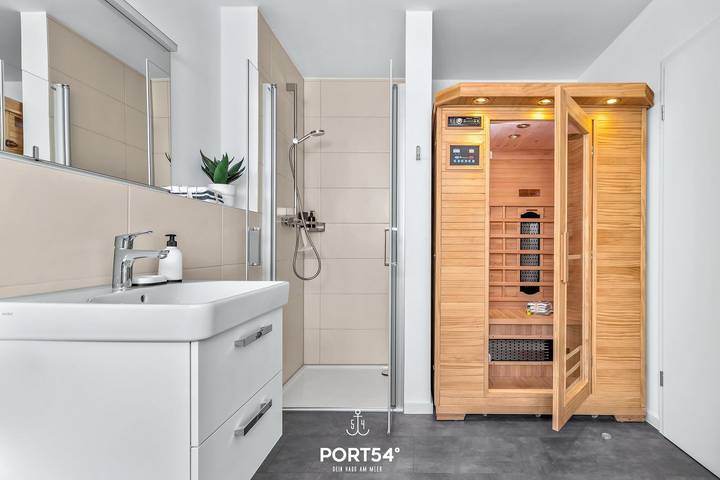 Ganze Wohnung, Schnieke Bude im Nordseeresort - Kamin, Infrarotkabine, Strandnah, Balkon in Büsum, Kreis Dithmarschen