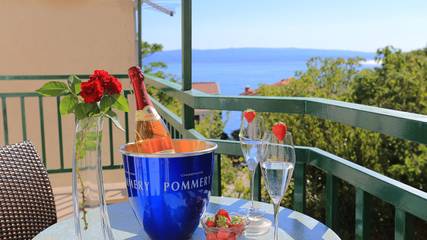 Ferienhaus für 4 Personen, mit Ausblick und Terrasse, mit Haustier in Brela