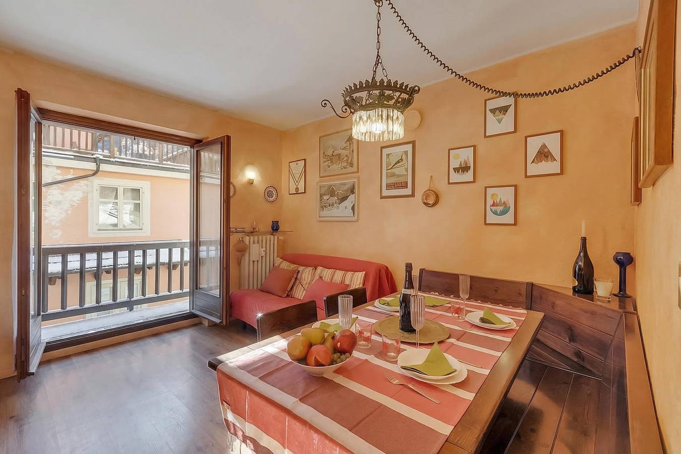 Ganze Wohnung, Rochebrune 5th - Flat with Balcony for 4 in Claviere, Via Lattea