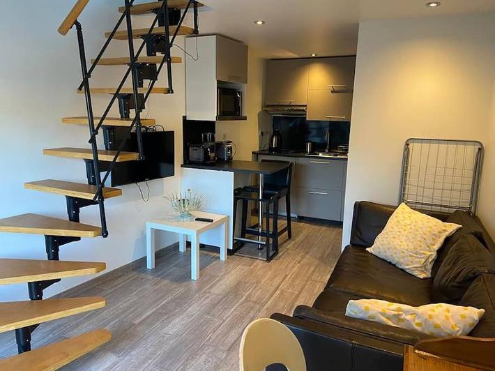 Vakantieappartement voor 2 personen, met terras in Deuil-la-Barre