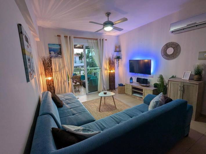 Appartement de vacances pour 6 personnes, avec jardin et piscine