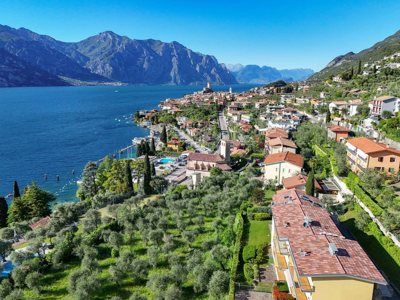 Ganze Wohnung, Residence La Perla Malcesine Mgh 5 in Malcesine, Gardasee-Berge