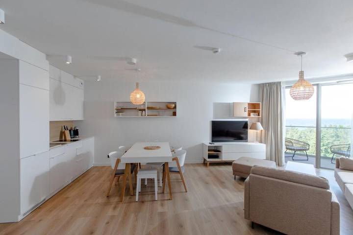 Ferienwohnung für 4 Personen, mit Balkon in Pobierowo - 2