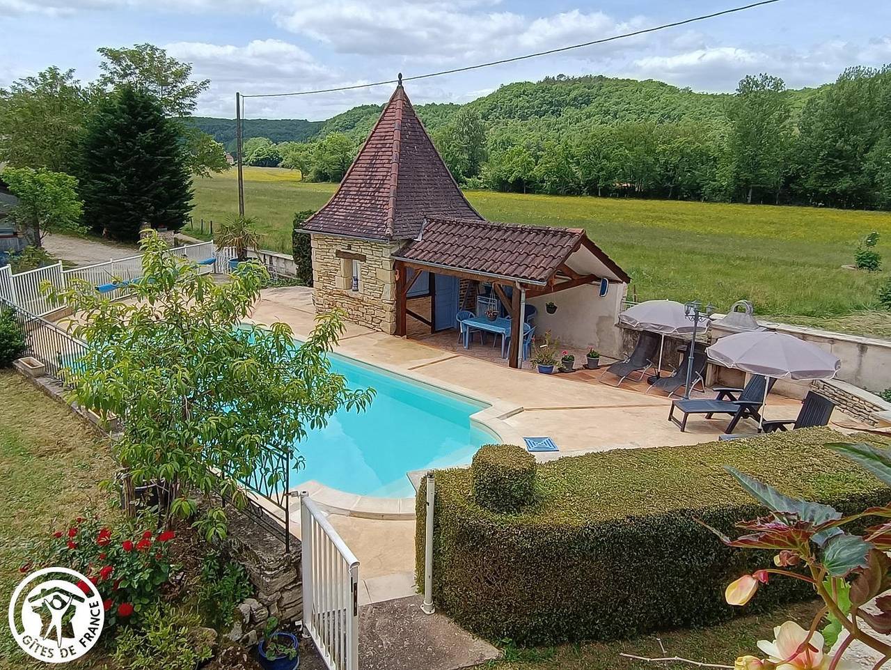 Gîte voor 4 personen met zwembad in Salviac, Lot