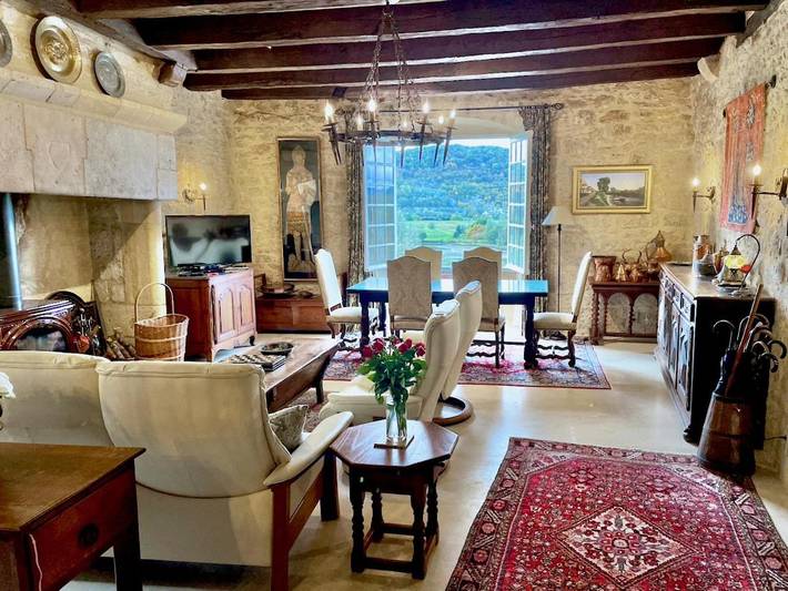 Holiday home for 6 people, with garden and pool as well as view - 1