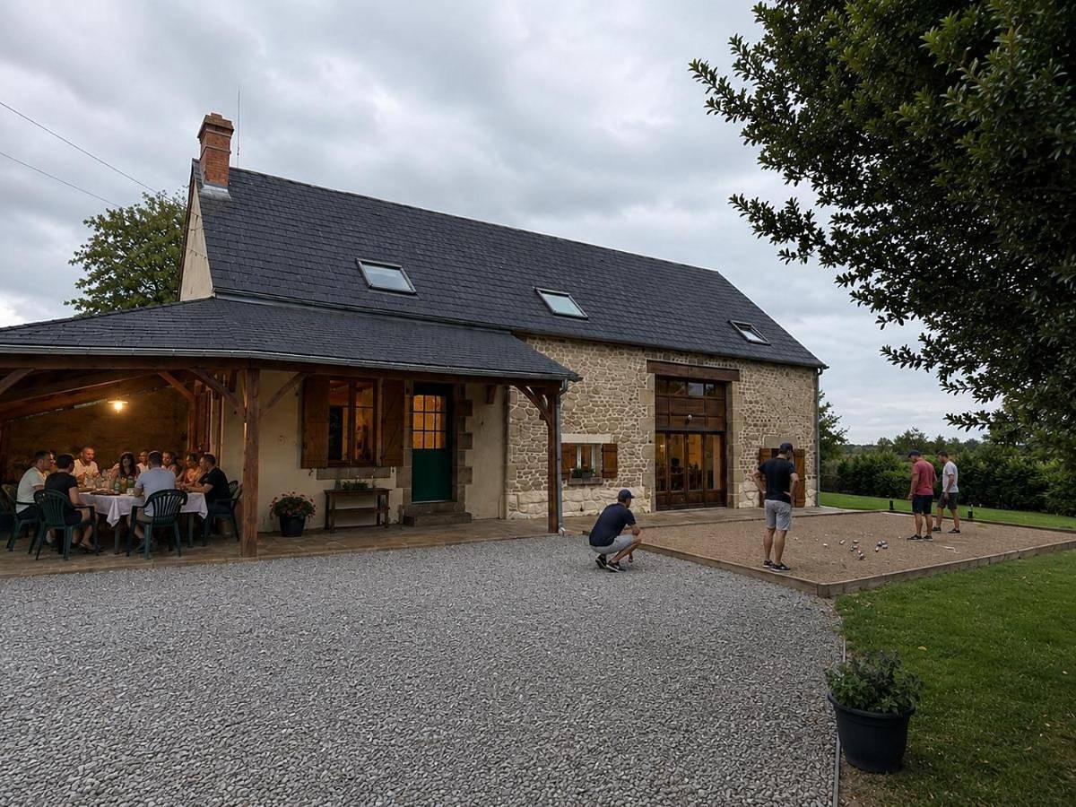 Gite 15 pers tout compris Les Lucioles in Crevant, Région de La Châtre