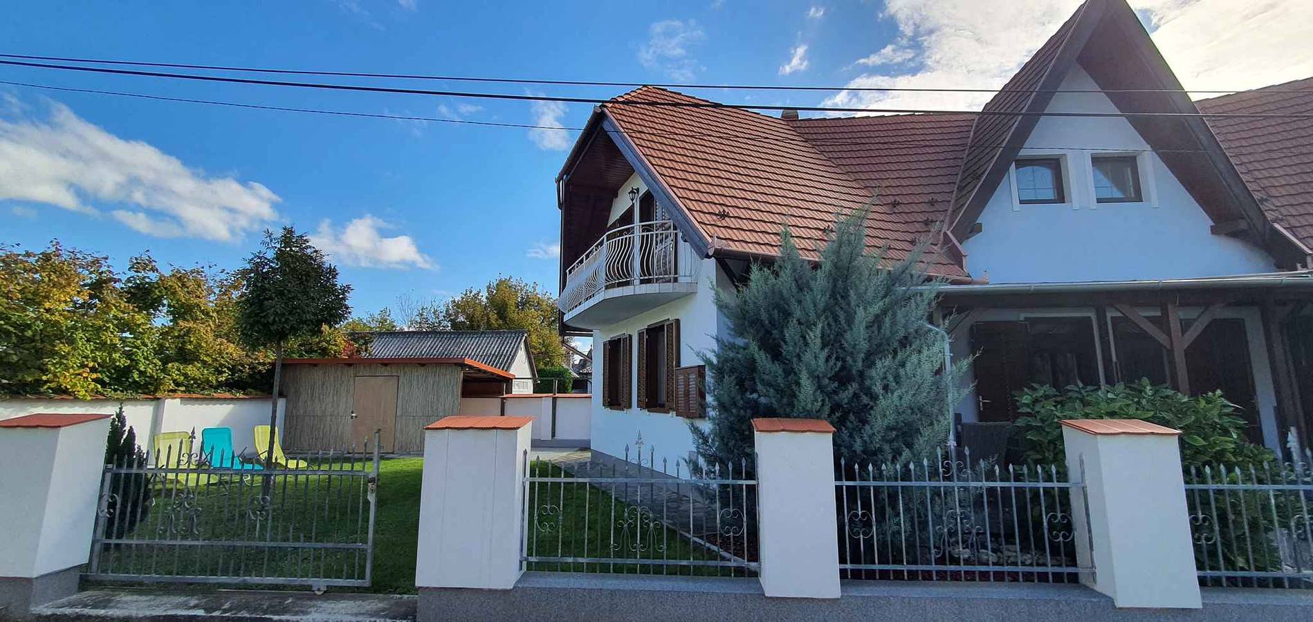 Vakantiehuis in de buurt van water met airco en internet in Mariënbad, Zuidelijke oever van het Balatonmeer