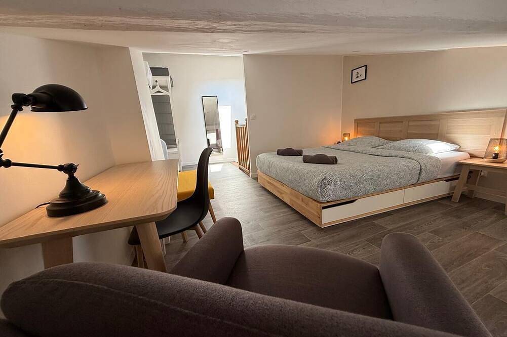 Appartement entier, L'endormi 3 - Hypercentre - 10min de Jaude Tout à pied in Clermont-Ferrand, Parc naturel régional des Volcans d'Auvergne