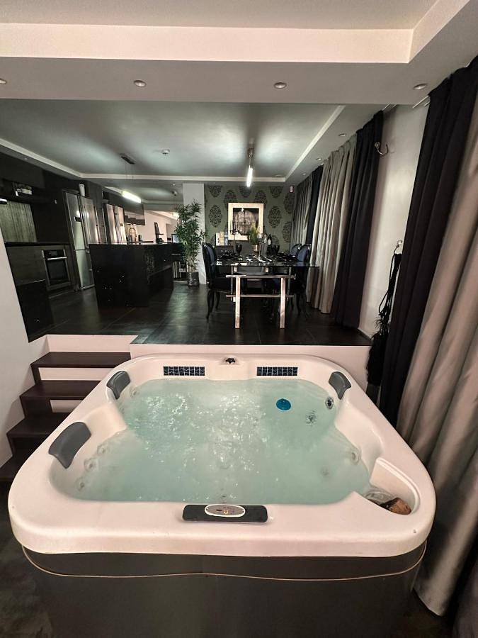 Lägenhet för 4 Personer, med bubbelpool samt terass och pool, med husdjur i Vilnius