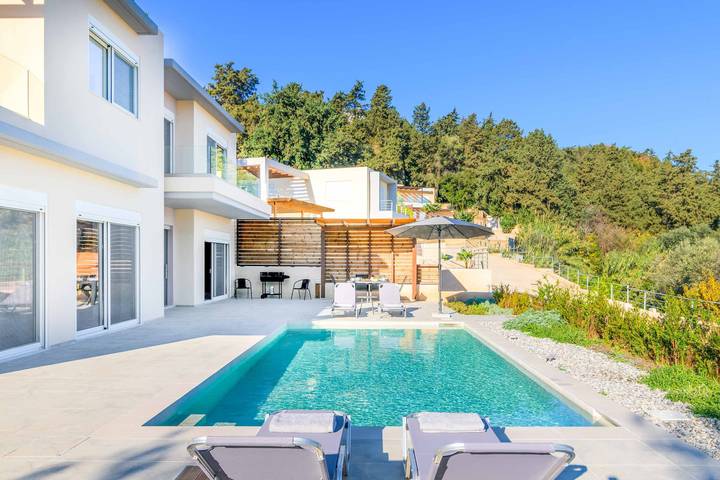 Ferienhaus für 4 Personen, mit Balkon und Terrasse