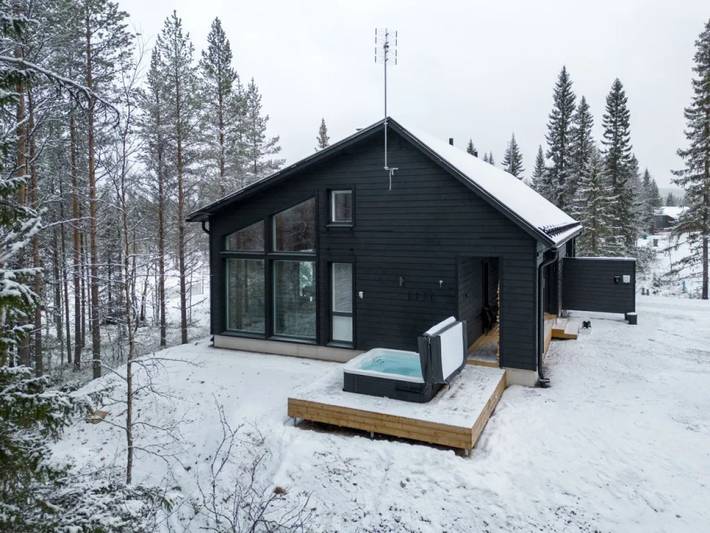 Villa für 8 Personen mit Terrasse in Pudasjärvi