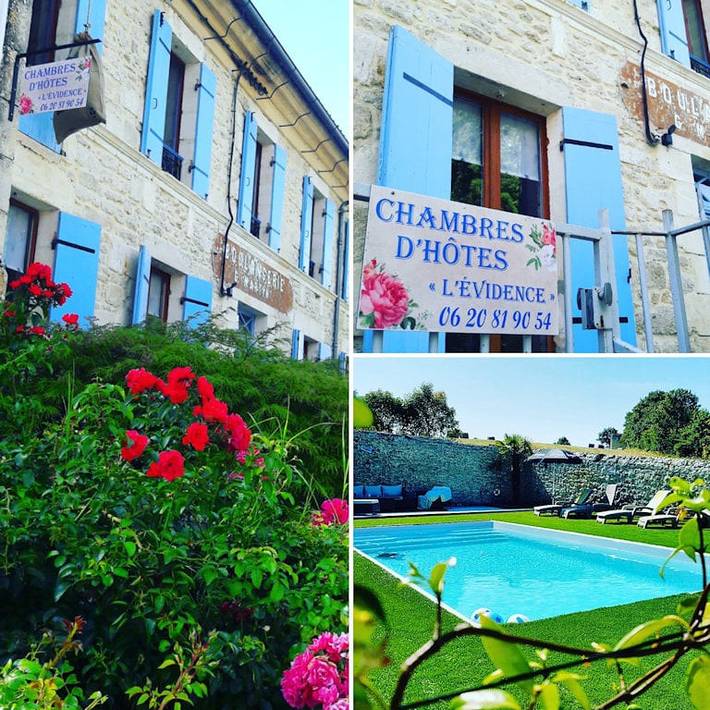 Chambre d’hôte pour 3 personnes, avec jardin et piscine à Vertheuil