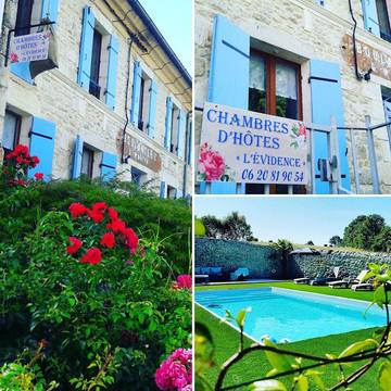 Chambre d’hôte pour 2 personnes, avec piscine et jardin à Vertheuil