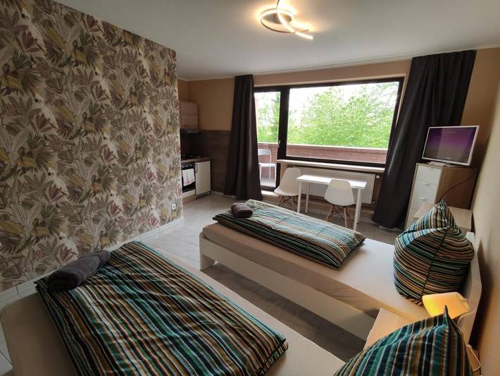 Maison d’hôte pour 4 personnes, avec vue et terrasse à Dortmund