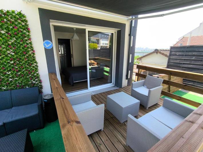 Maison d’hôte pour 2 personnes, avec Balcon ainsi que Terrasse et Jardin à Argenteuil - 3